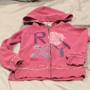 Girls Roxy Distressed sweater